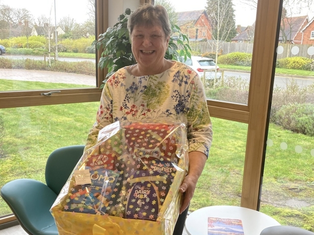 Easter Hamper winner Julie 